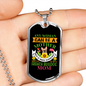 French Buldog Mom Necklace Stainless Steel or 18k Gold Dog Tag 24" Chain-Express Your Love Gifts