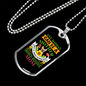 French Buldog Mom Necklace Stainless Steel or 18k Gold Dog Tag 24" Chain-Express Your Love Gifts