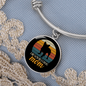 French Bulldog Mom Bracelet Stainless Steel or 18k Gold Circle Bangle-Express Your Love Gifts