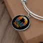 French Bulldog Mom Bracelet Stainless Steel or 18k Gold Circle Bangle-Express Your Love Gifts
