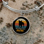 French Bulldog Mom Bracelet Stainless Steel or 18k Gold Circle Bangle-Express Your Love Gifts