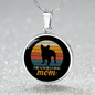 French Bulldog Mom Circle Necklace Stainless Steel or 18k Gold 18-22"-Express Your Love Gifts