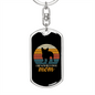 French Bulldog Mom Keychain Stainless Steel or 18k Gold Dog Tag Keyring-Express Your Love Gifts