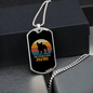 French Bulldog Mom Necklace Stainless Steel or 18k Gold Dog Tag 24" Chain-Express Your Love Gifts