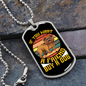 Friend Dog Bulldog Necklace Stainless Steel or 18k Gold Dog Tag 24" Chain-Express Your Love Gifts