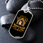 Friend Dog Necklace Stainless Steel or 18k Gold Dog Tag 24" Chain-Express Your Love Gifts