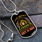 Friend in Washington Dog Necklace Stainless Steel or 18k Gold Dog Tag 24" Chain-Express Your Love Gifts