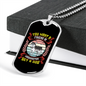 Friend in Washington Siberian Husky Necklace Stainless Steel or 18k Gold Dog Tag 24" Chain-Express Your Love Gifts