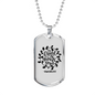 Friend Is Always Loyal Proverbs 17:17 Necklace Stainless Steel or 18k Gold Dog Tag 24" Chain-Express Your Love Gifts