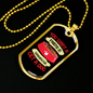 Friend Washington Necklace Stainless Steel or 18k Gold Dog Tag 24" Chain-Express Your Love Gifts