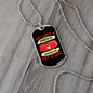 Friend Washington Necklace Stainless Steel or 18k Gold Dog Tag 24" Chain-Express Your Love Gifts