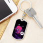 Friggin' Alien Dog Tag Pendant Keychain Stainless Steel or 18k Gold-Express Your Love Gifts