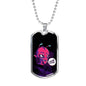 Friggin' Alien Necklace UFO Alien Fan Gift Stainless Steel or 18k Gold Dog Tag 24" Chain-Express Your Love Gifts