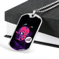 Friggin' Alien Necklace UFO Alien Fan Gift Stainless Steel or 18k Gold Dog Tag 24" Chain-Express Your Love Gifts