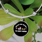 From Fur Mama Cat Bracelet Stainless Steel or 18k Gold Circle Bangle-Express Your Love Gifts