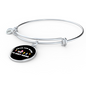 From Fur Mama Cat Bracelet Stainless Steel or 18k Gold Circle Bangle-Express Your Love Gifts