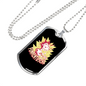 Funkentuscha Electrician Necklace Stainless Steel or 18k Gold Dog Tag 24" Chain-Express Your Love Gifts
