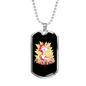 Funkentuscha Electrician Necklace Stainless Steel or 18k Gold Dog Tag 24" Chain-Express Your Love Gifts