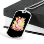 Funkentuscha Electrician Necklace Stainless Steel or 18k Gold Dog Tag 24" Chain-Express Your Love Gifts