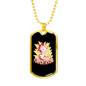 Funkentuscha Electrician Necklace Stainless Steel or 18k Gold Dog Tag 24" Chain-Express Your Love Gifts