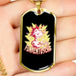 Funkentuscha Electrician Necklace Stainless Steel or 18k Gold Dog Tag 24" Chain-Express Your Love Gifts