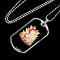Funkentuscha Electrician Necklace Stainless Steel or 18k Gold Dog Tag 24" Chain-Express Your Love Gifts