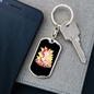 Funkentuscha Swivel Electrician Keychain Dog Tag Stainless Steel or 18k Gold-Express Your Love Gifts
