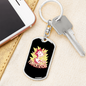 Funkentuscha Swivel Electrician Keychain Dog Tag Stainless Steel or 18k Gold-Express Your Love Gifts