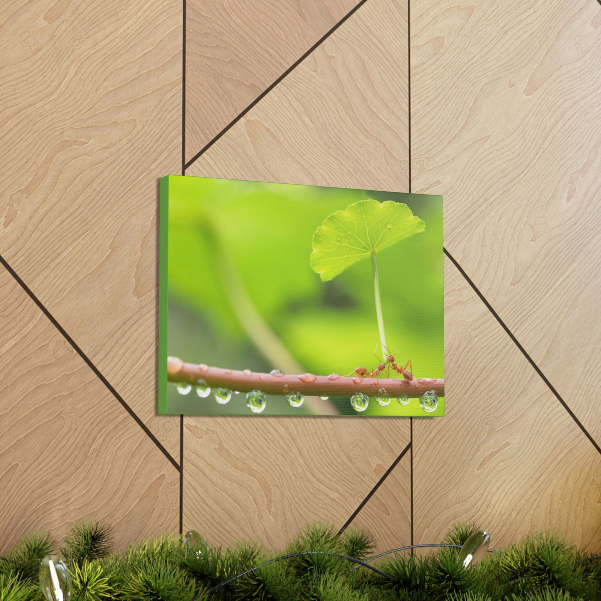 Funny Any Silly Ant Couple Wall Art Ready to Hang Unframed-Express Your Love Gifts