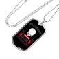 Funny Plumber Necklace Stainless Steel or 18k Gold Dog Tag 24" Chain-Express Your Love Gifts