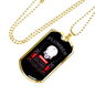 Funny Plumber Necklace Stainless Steel or 18k Gold Dog Tag 24" Chain-Express Your Love Gifts