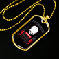 Funny Plumber Necklace Stainless Steel or 18k Gold Dog Tag 24" Chain-Express Your Love Gifts