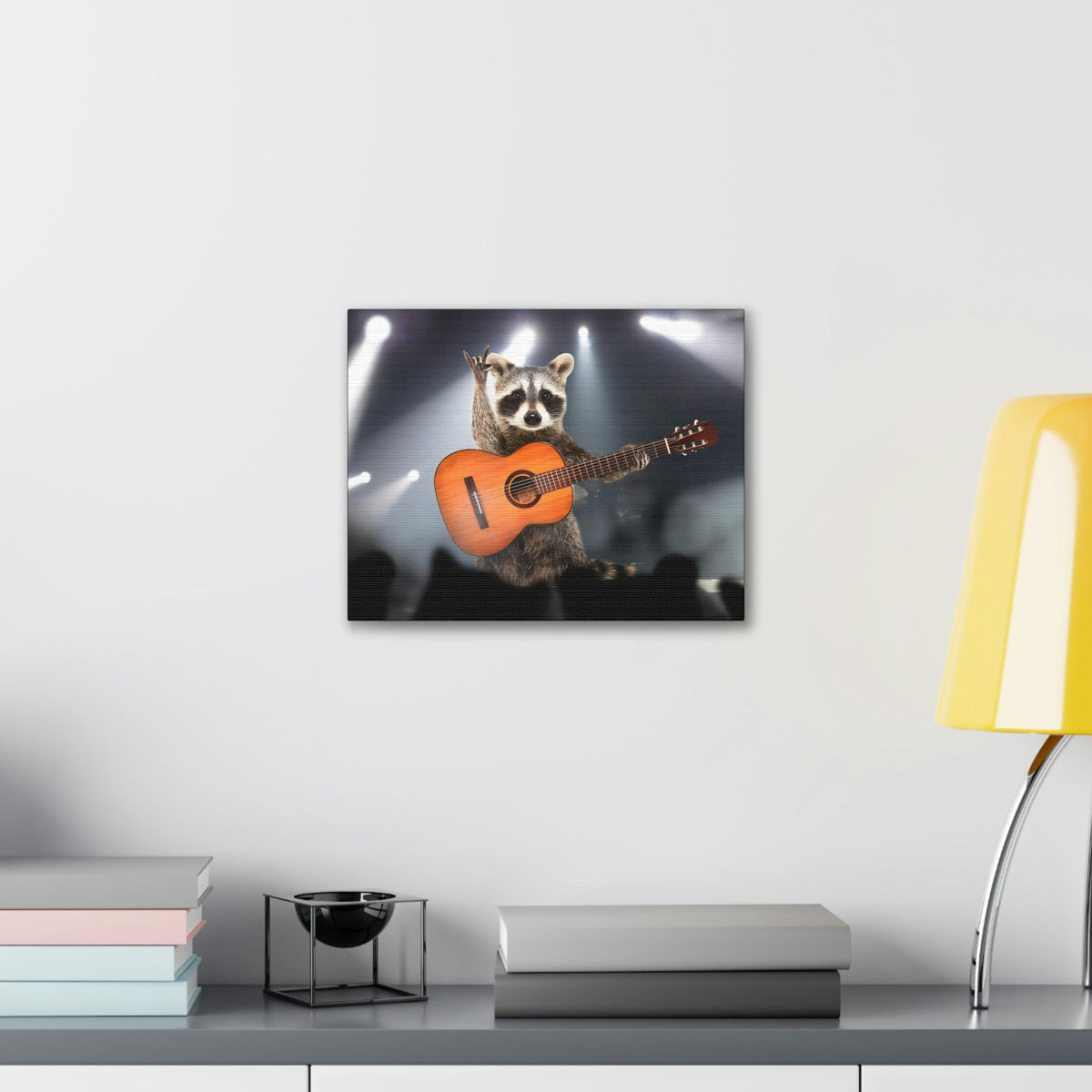 Funny Raccoon Silly Raccoon Inside Wall Art Ready to Hang Unframed-Express Your Love Gifts