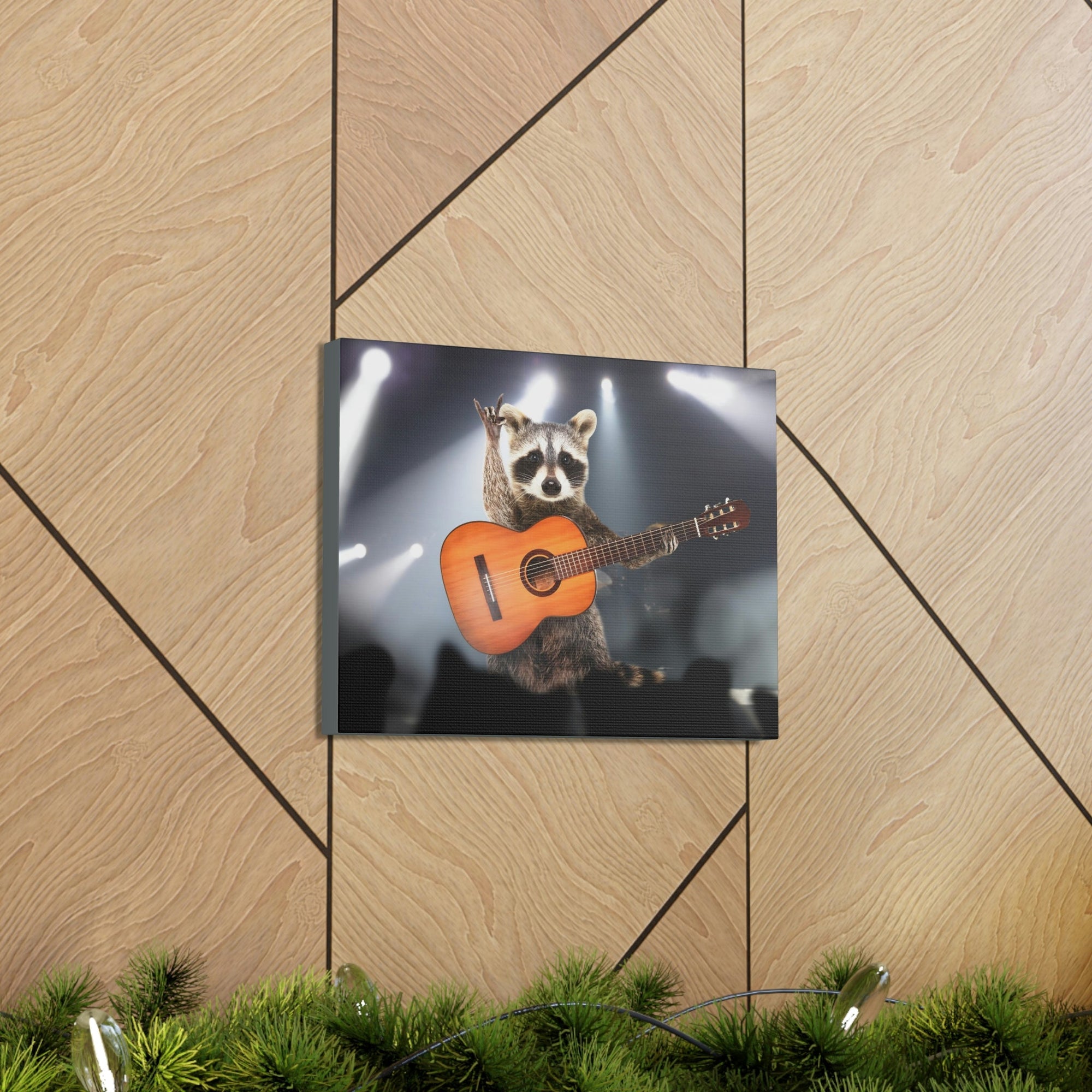 Funny Raccoon Silly Raccoon Inside Wall Art Ready to Hang Unframed-Express Your Love Gifts