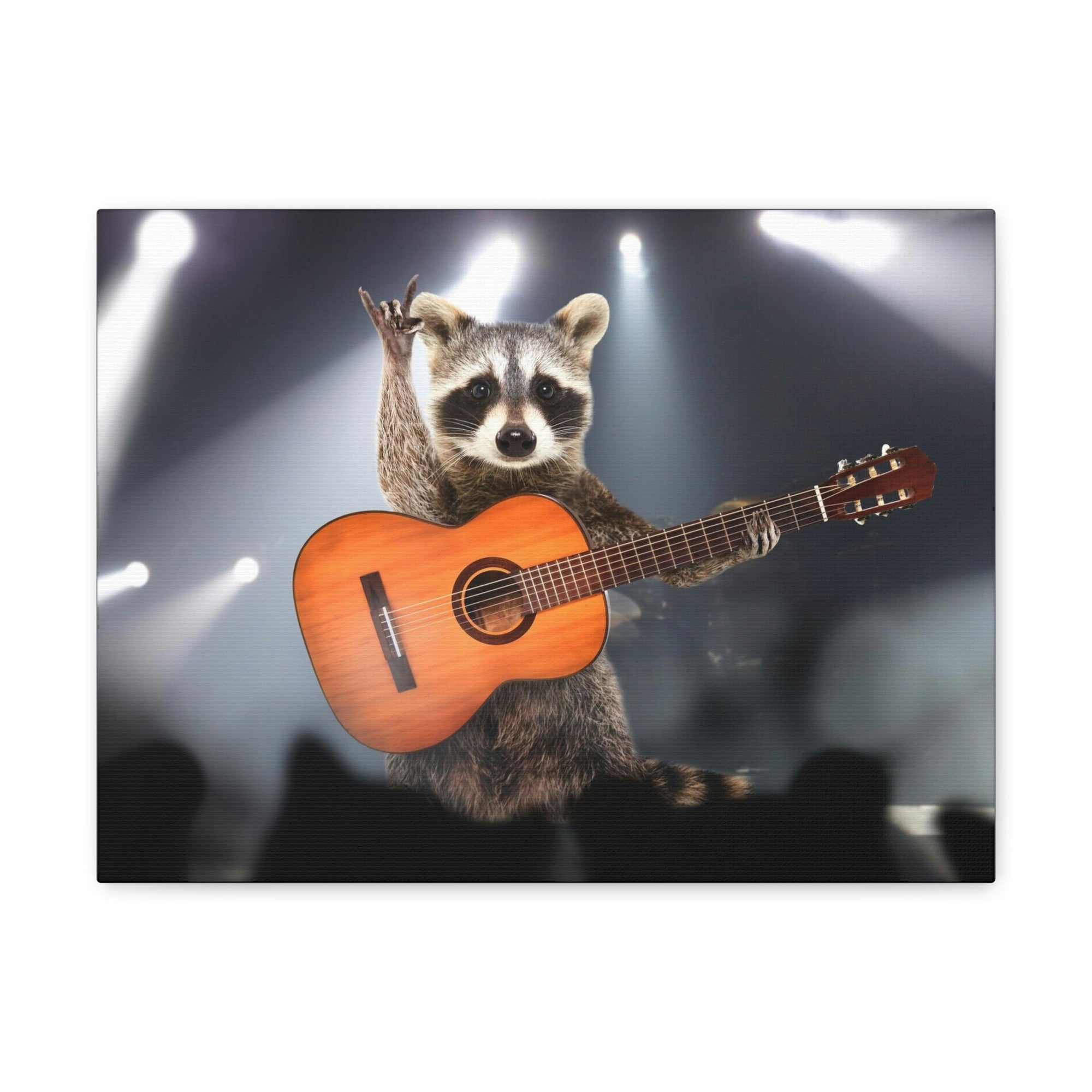 Funny Raccoon Silly Raccoon Inside Wall Art Ready to Hang Unframed-Express Your Love Gifts