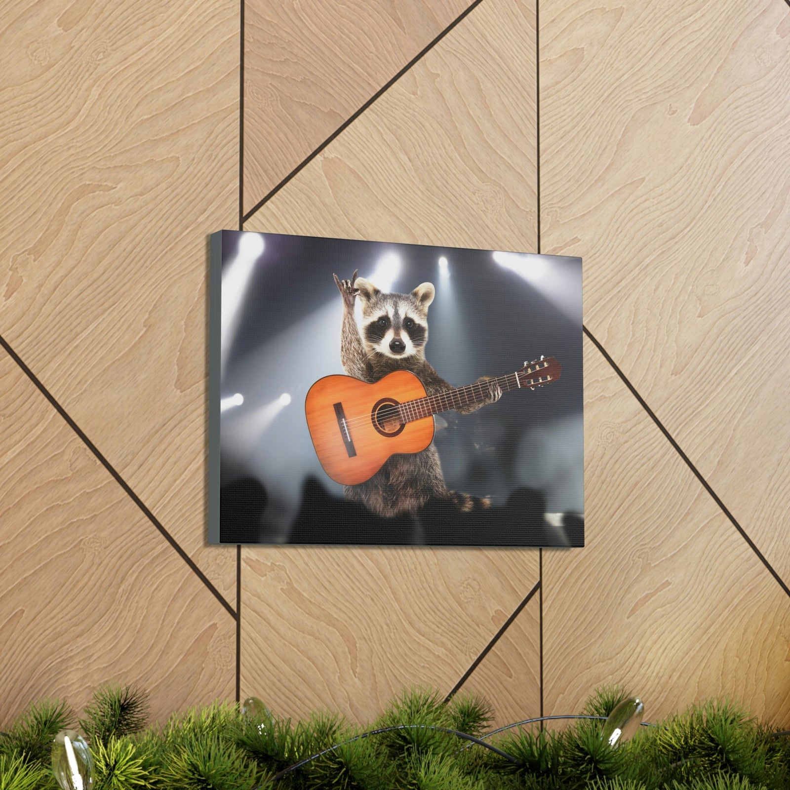 Funny Raccoon Silly Raccoon Inside Wall Art Ready to Hang Unframed-Express Your Love Gifts