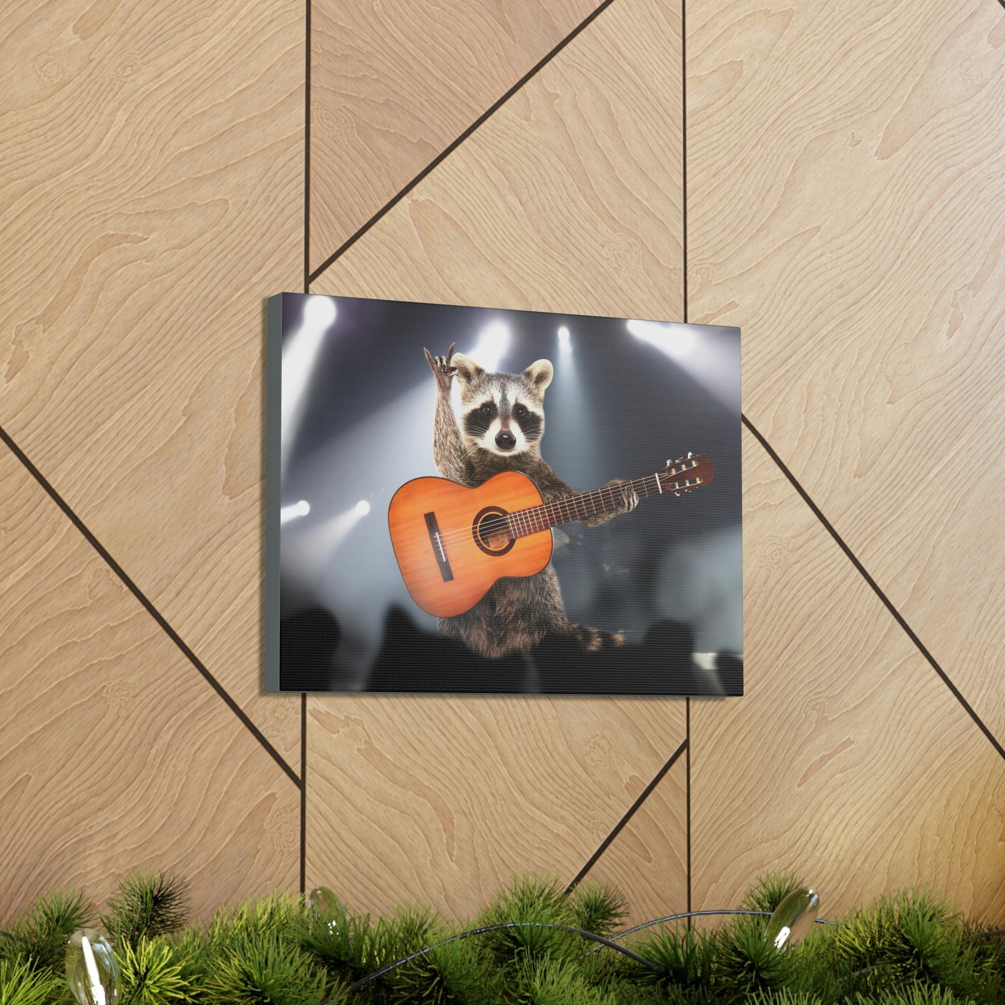 Funny Raccoon Silly Raccoon Inside Wall Art Ready to Hang Unframed-Express Your Love Gifts