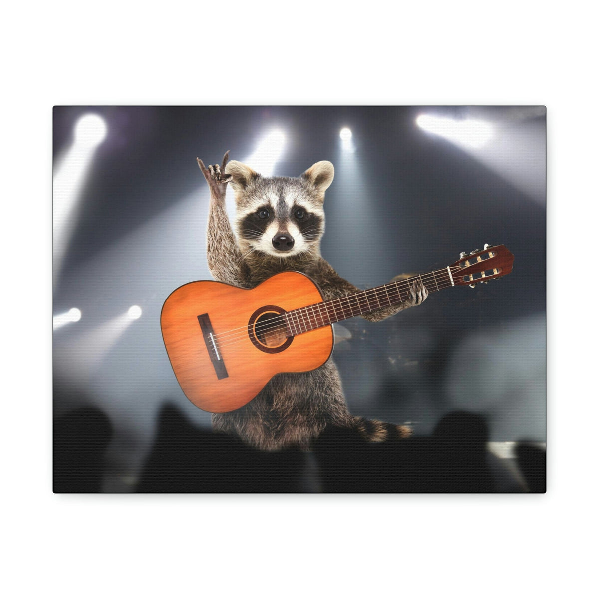 Funny Raccoon Silly Raccoon Inside Wall Art Ready to Hang Unframed-Express Your Love Gifts