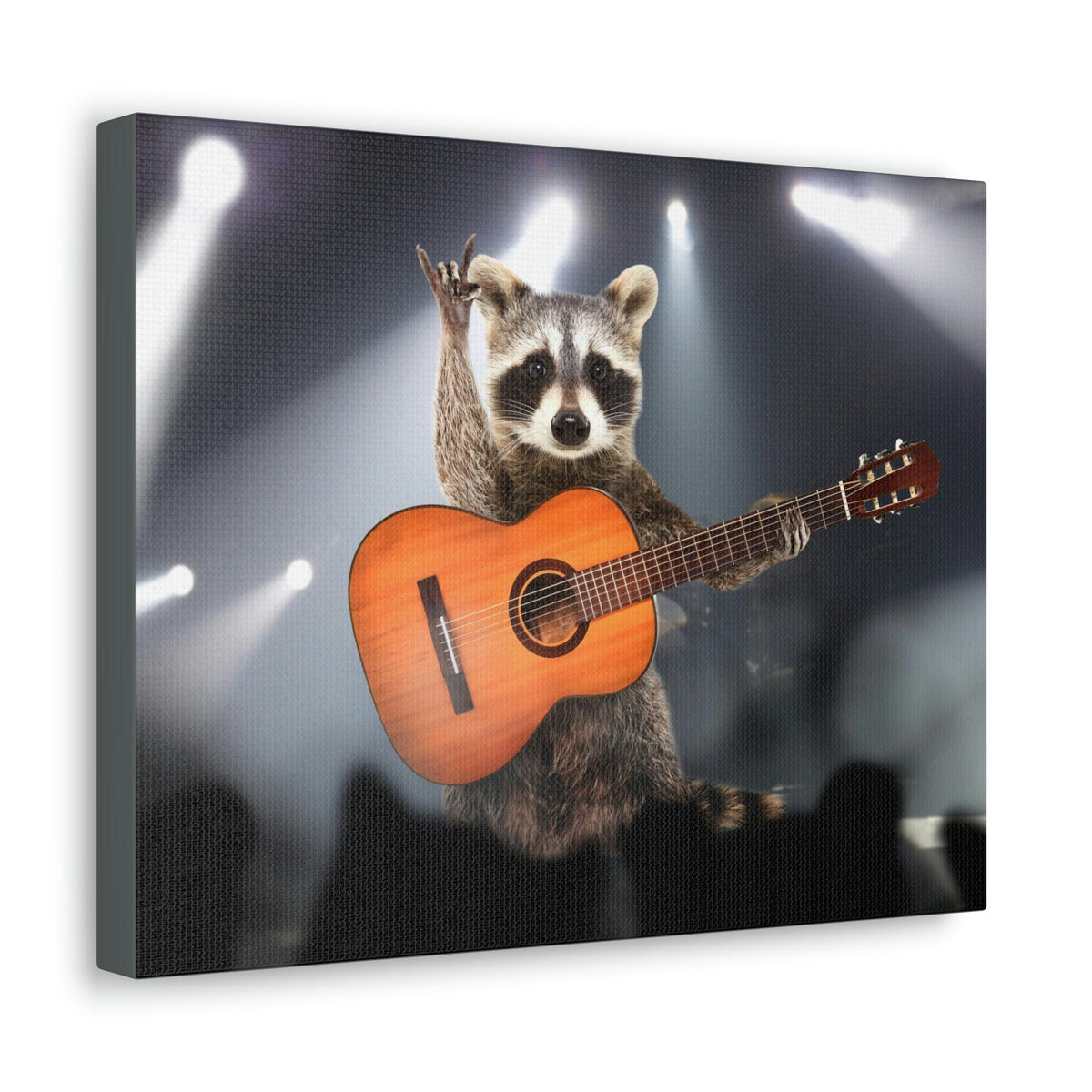 Funny Raccoon Silly Raccoon Inside Wall Art Ready to Hang Unframed-Express Your Love Gifts