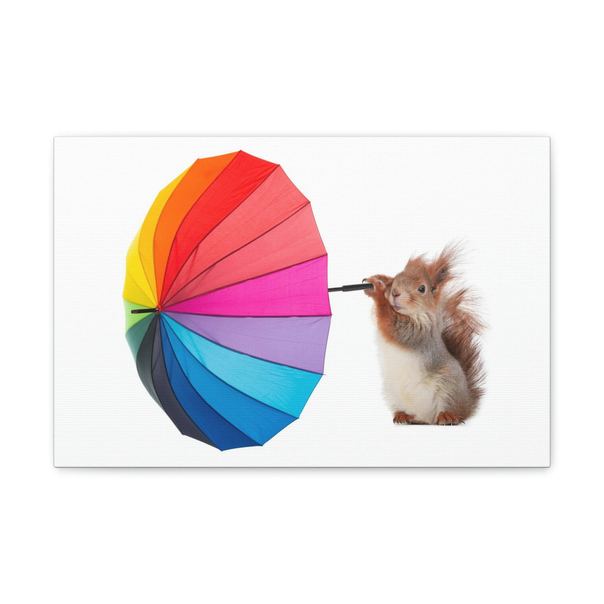 Funny Squirrel Silly Squirrel Indoor Wall Art Ready To Hang Unframed-Express Your Love Gifts