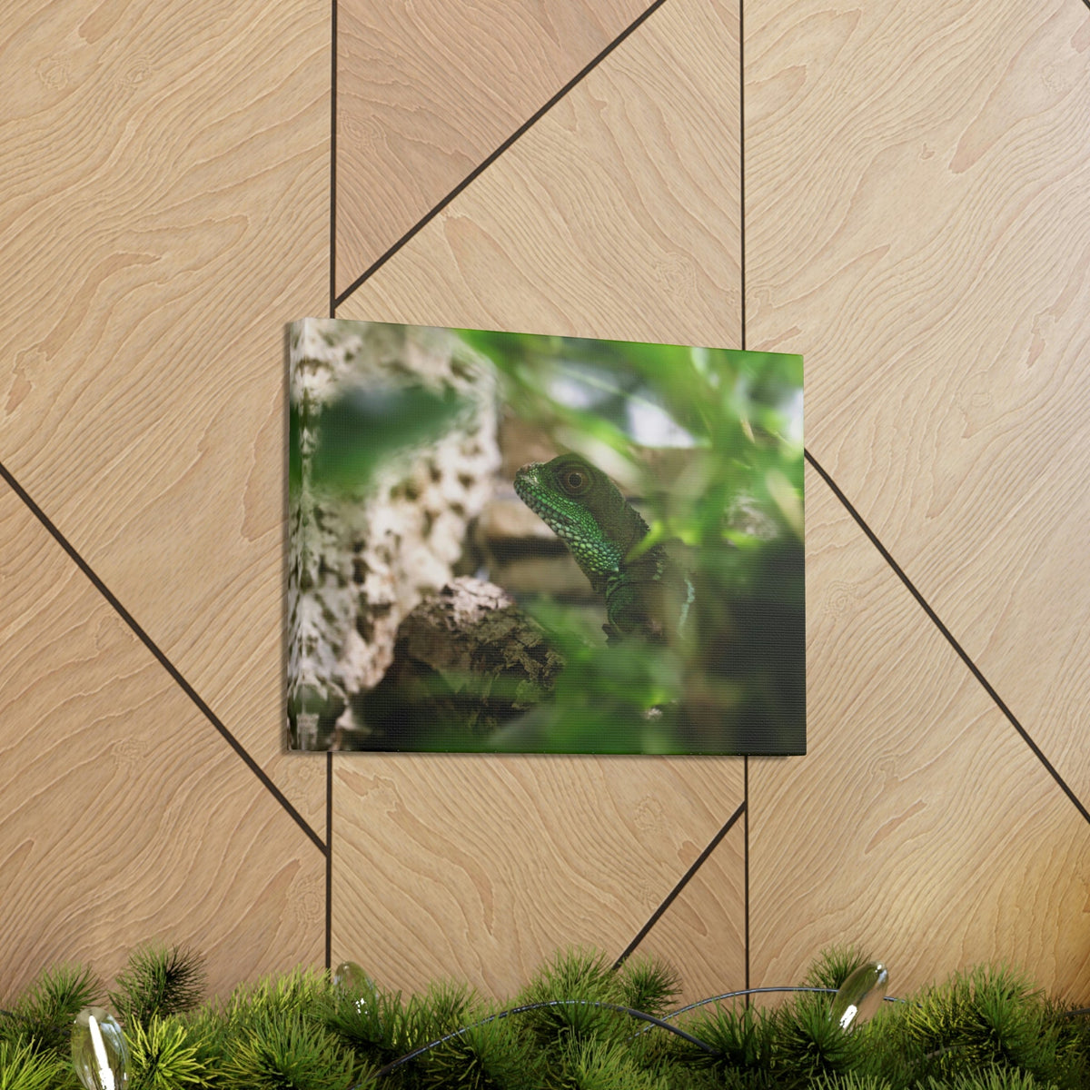 Funny Water Dragons Silly Water Dragons Scene Inside Wall Art Ready to Hang Unframed-Express Your Love Gifts