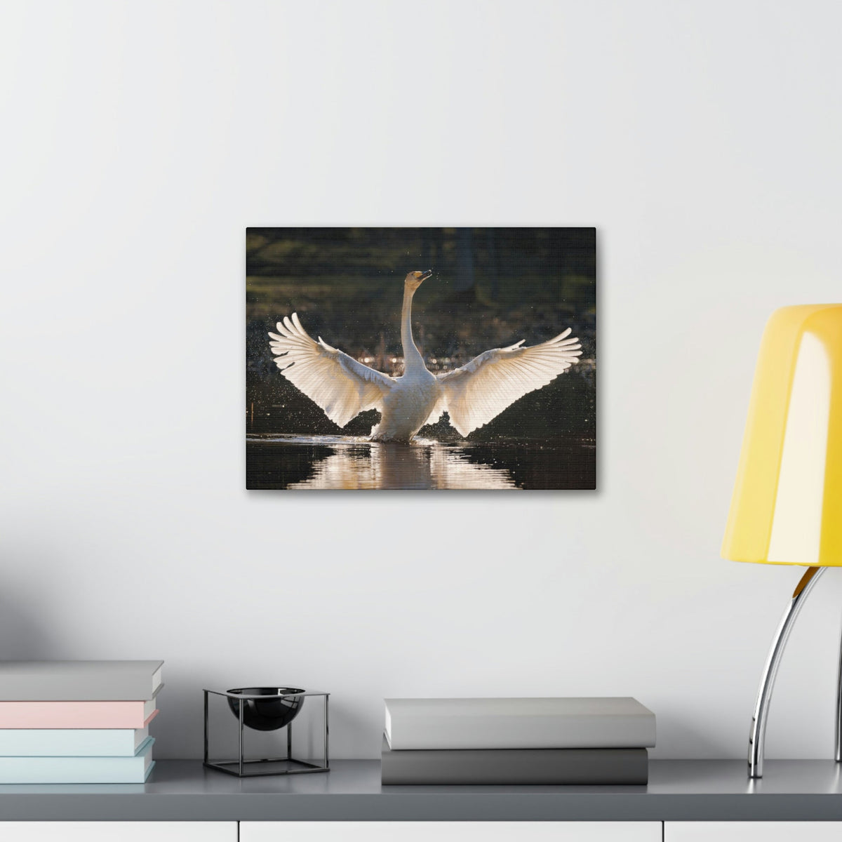 Funny Whooper Silly Whooper Scene Outside Wall Art Ready to Hang Unframed-Express Your Love Gifts