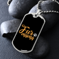 Fur Mama Necklace Stainless Steel or 18k Gold Dog Tag 24" Chain-Express Your Love Gifts