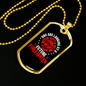 Future Firefighter Gift Stainless Steel or 18k Gold Dog Tag 24" Chain-Express Your Love Gifts