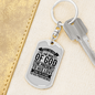 Future To His Providence Keychain Stainless Steel or 18k Gold Dog Tag Keyring-Express Your Love Gifts
