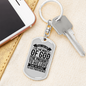 Future To His Providence Keychain Stainless Steel or 18k Gold Dog Tag Keyring-Express Your Love Gifts