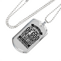 Future To His Providence Necklace Stainless Steel or 18k Gold Dog Tag 24" Chain-Express Your Love Gifts