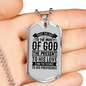 Future To His Providence Necklace Stainless Steel or 18k Gold Dog Tag 24" Chain-Express Your Love Gifts