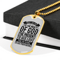 Future To His Providence Necklace Stainless Steel or 18k Gold Dog Tag 24" Chain-Express Your Love Gifts