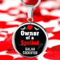 Galah Cockatoo Bird Owner Necklace Circle Pendant Stainless Steel or 18k Gold 18-22"-Express Your Love Gifts